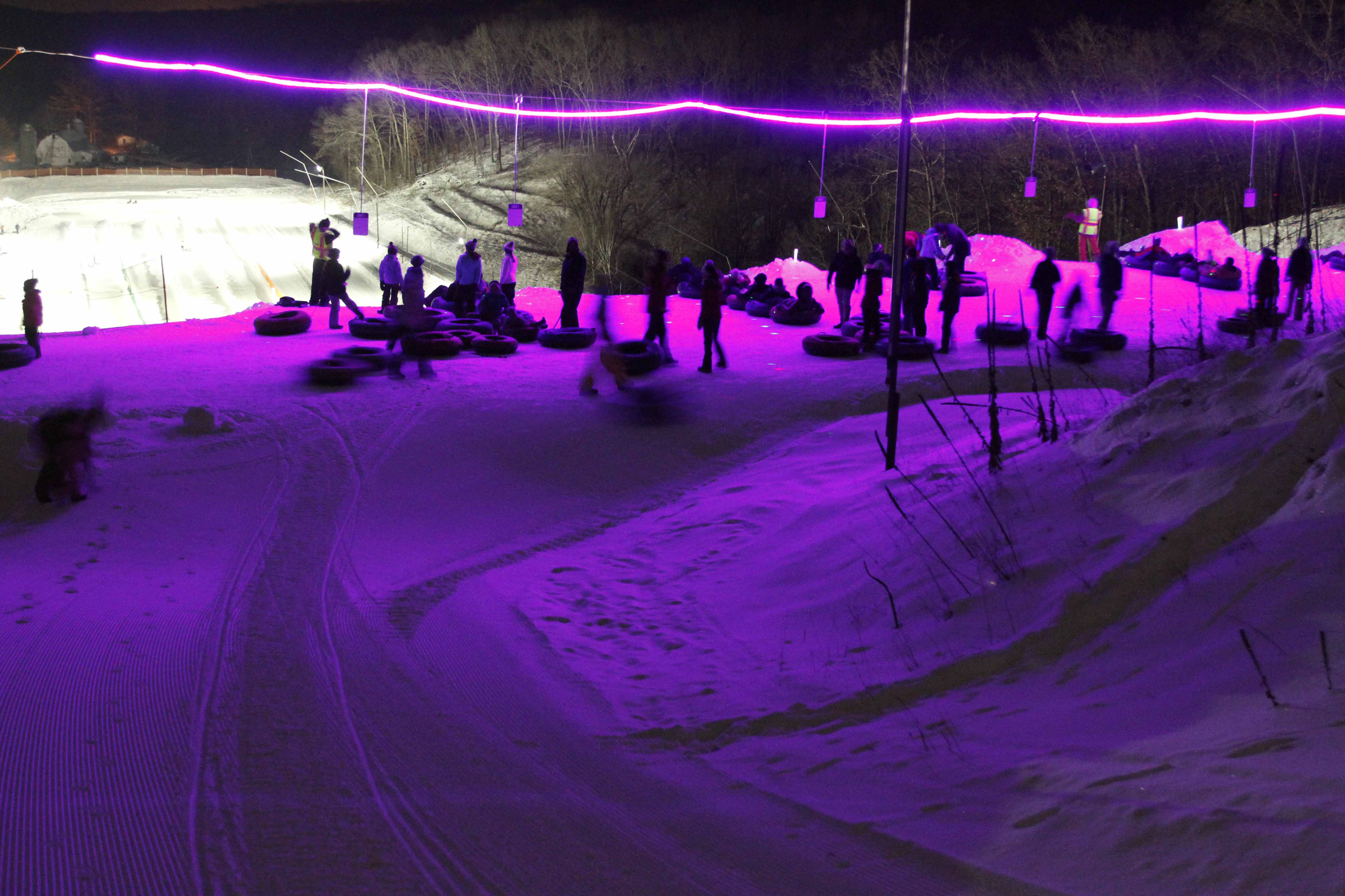 Starlight Tubing Starting Line